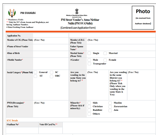 PM Svanidhi Yojana 