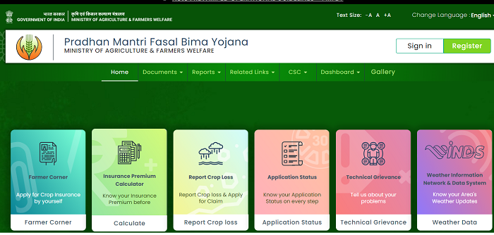 Pradhan Mantri Fasal Bima Yojana