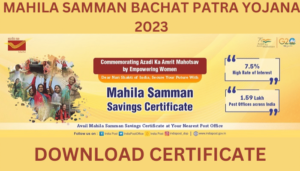 Mahila Samman Saving Certificate Yojana